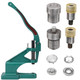Pearl Cap Snap Popper Die Set for Green Machine Hand Press